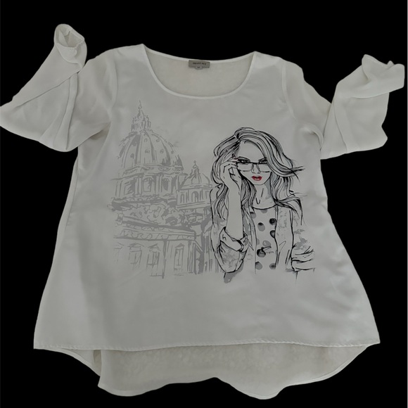 Smart Set top. Large. - Picture 2 of 4